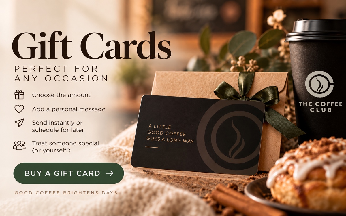 The Coffee Club gift card promotion